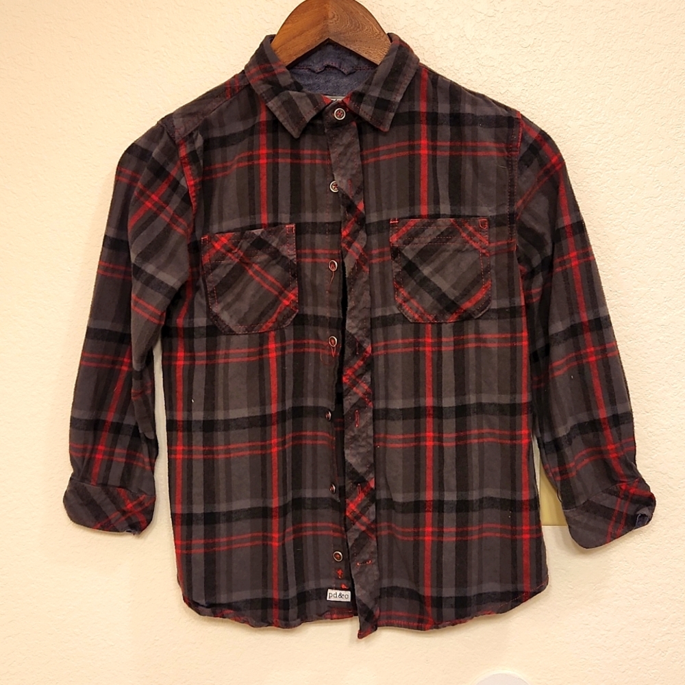 PD&C Boys Flannel Shirt